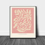 Botanical Pink Art Print, thumbnail 1 of 3