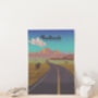 Badlands National Park USA Travel Poster Art Print, thumbnail 2 of 8