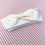 Ivory Bow Wedding Day Bridal Clutch Quinn, thumbnail 5 of 5