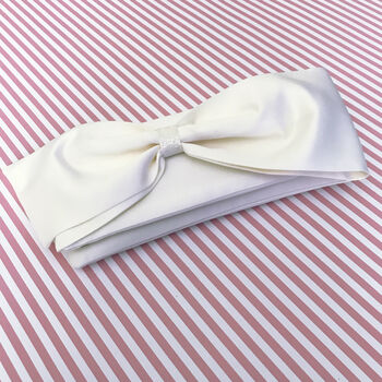 Ivory Bow Wedding Day Bridal Clutch Quinn, 5 of 5