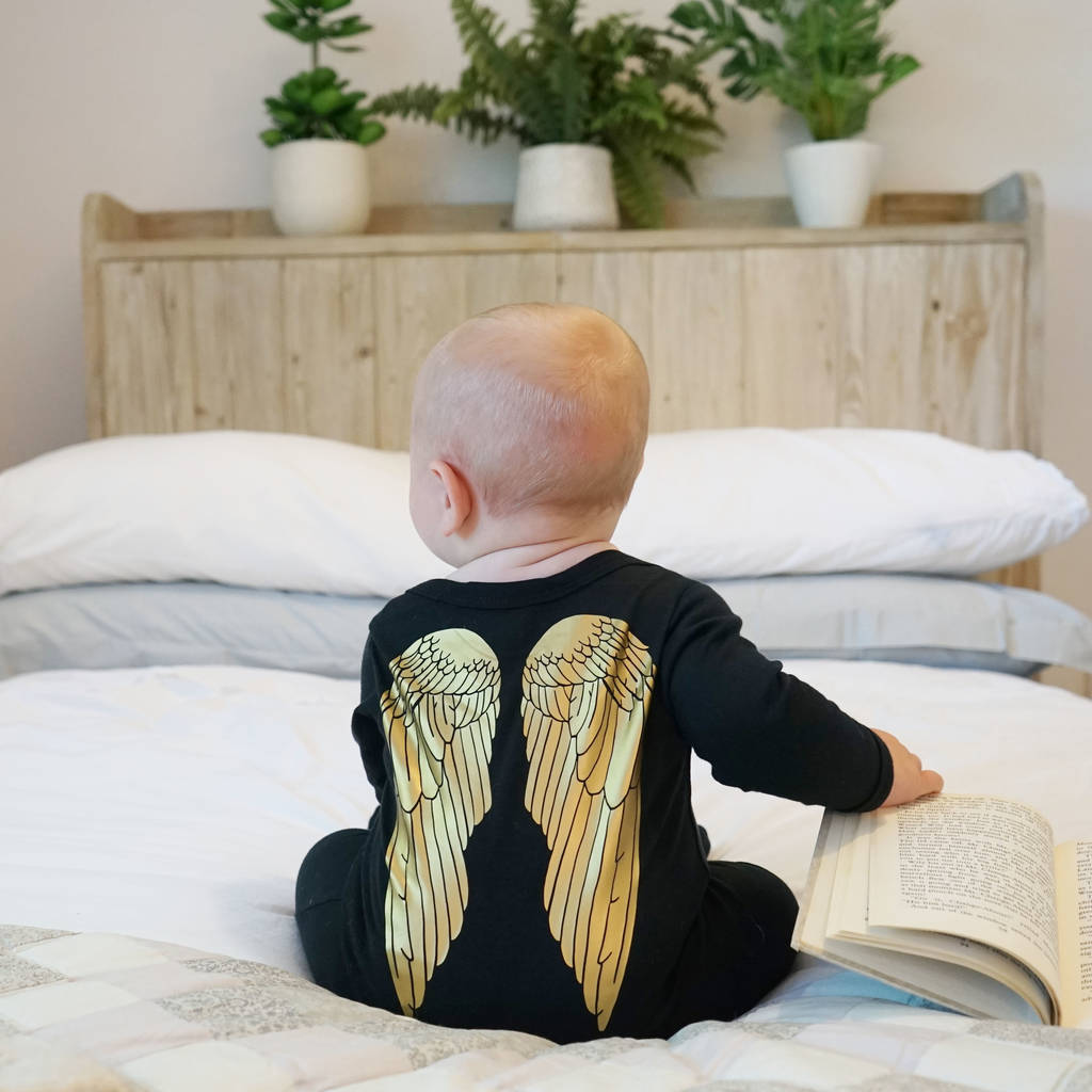 Baby sleepsuit best sale with wings