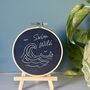 Mini Swim Wild Embroidery Kit, thumbnail 1 of 2