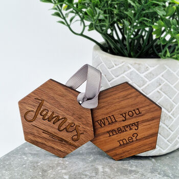 Personalised Proposal Decoration, Marry Me Decoration, 5 of 9