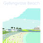 Gyllangvase Beach Falmouth Cornwall Travel Print, thumbnail 6 of 6
