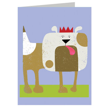 British Bulldog Mini Greetings Card, 2 of 4