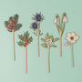 Christmas Wooden Flowers And Foliage, thumbnail 3 of 6