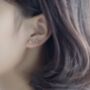 Sterling Silver Simple Ball Stud Earrings, thumbnail 2 of 5