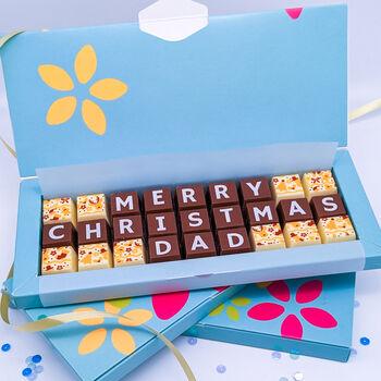 Personalised Dad, Daddy, Papa, Christmas Chocolates, 2 of 8