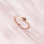 Personalised Stacker Open Ring, thumbnail 5 of 9