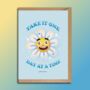 Take It One Day At A Time Greeting Card, thumbnail 1 of 2