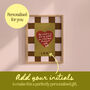 My Heart Is So Full Of Love Personalised Initials Print, thumbnail 3 of 12