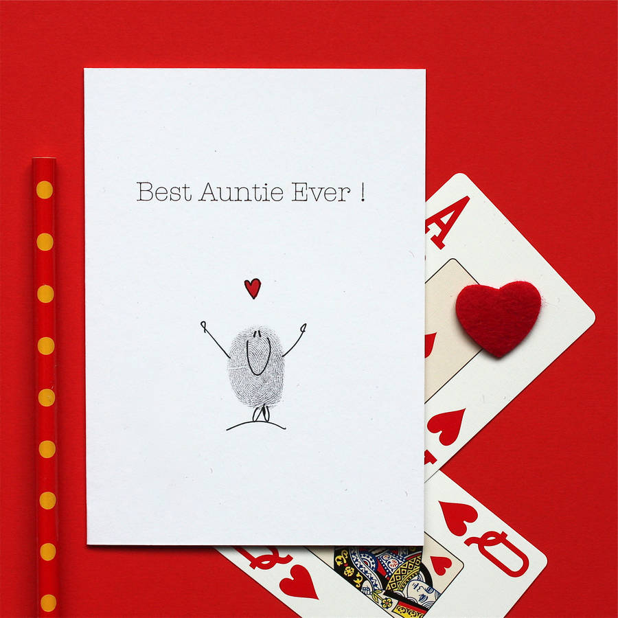 Best Ever Auntie Card