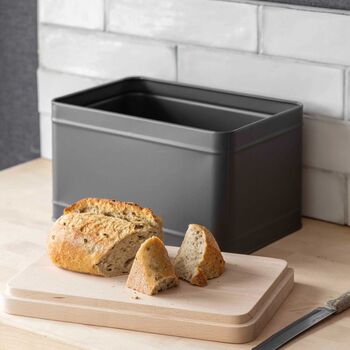 Personalised Bread Bin/Cake Tin With Wooden Lid, 9 of 11