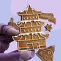 Happy Holidays Iced Biscuits, thumbnail 3 of 4