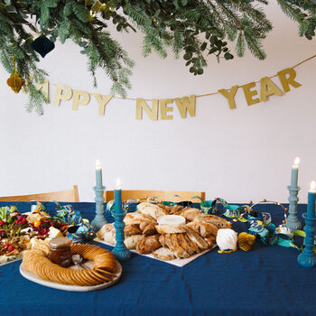 Luxe Gold Happy New Year Garland 2m, 4 of 5