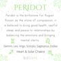 Peridot August Birthstone Necklace, thumbnail 7 of 10