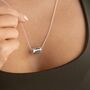 Love Is All Around Necklace, Black, thumbnail 3 of 7