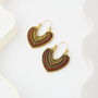 Ethnic Inspired Detailed Drop Earring, thumbnail 3 of 3