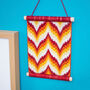 Flames Tapestry Bargello Wall Hanging Kit, thumbnail 4 of 6