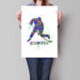 Personalised Ice Hockey Print, thumbnail 3 of 4