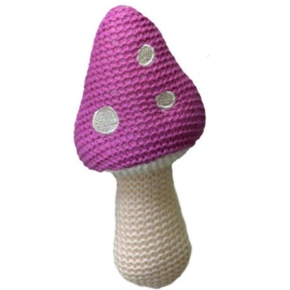 Pink Mushroom Rattle
