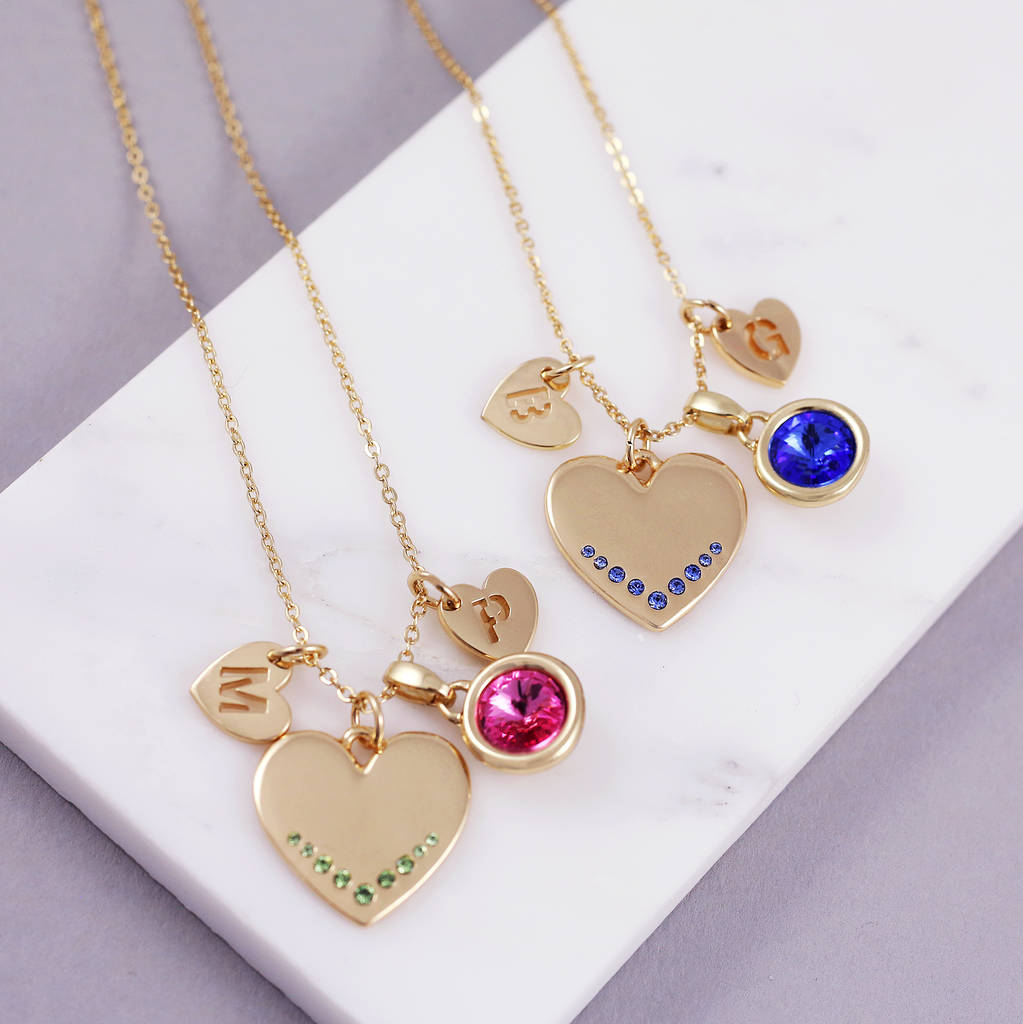 design your own heart necklace by j&s jewellery | notonthehighstreet.com