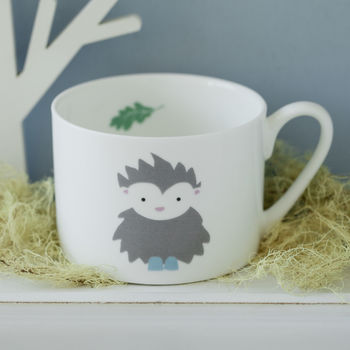 Personalised Hand Decorated Woodland Friends Cups, 3 of 6