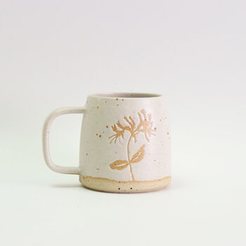 Honeysuckle Flower Ceramic Mug, 4 of 4