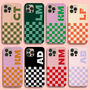 Personalised Checkerboard Initial Phone Case, thumbnail 1 of 12