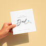 The World's Best Daddy Father's Day Card, thumbnail 2 of 2