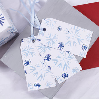 Snowflake Pattern Christmas Gift Tag, 3 of 6