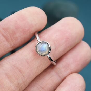 Genuine Labradorite Ring, 5 of 9