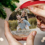 First Christmas Together Photo Ornament 2025 Couple, thumbnail 1 of 8