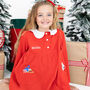 Girl's Personalised Christmas Gingerbread Nightdress, thumbnail 2 of 6