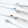 Personalised Silver Birthstone Crystal Bracelet, thumbnail 6 of 12