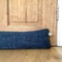 Draught Excluder Cushion Teal, thumbnail 1 of 2