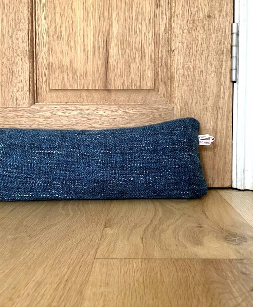 Draught Excluder Cushion Teal, 1 of 2