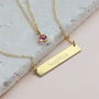 Personalised Layered Name Bar Necklace, thumbnail 4 of 12