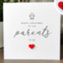 Parents To Be Personalised Handmade Christmas Card, thumbnail 3 of 4