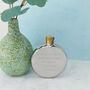 Personalised Engraved Round Window Hip Flask, thumbnail 2 of 4