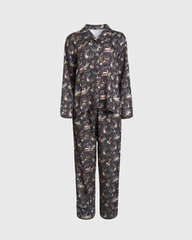 Wonderland Black Pyjama Set, 4 of 5