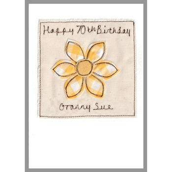 Personalised Daffodil Birthday Card For Her, 2 of 10