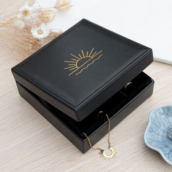 Midnight Black Celestial Jewellery Box, 2 of 6