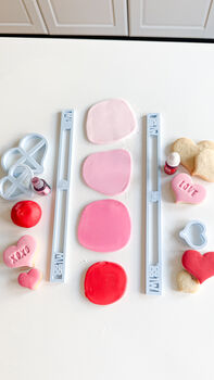 Valentine's Lots Of Love Biscuit Baking And Decorating Kit, 5 of 12