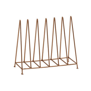 Brass Magazine Or Plate Rack, 3 of 6