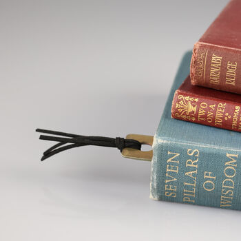 21st Anniversary Brass Bookmark Gift, 2 of 9