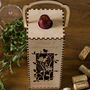 Climbing Roses Personalised Wood Wine Gift Box, thumbnail 4 of 4