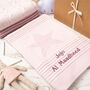 Baby Girl Pink Sparkle Cardigan And Blanket Gift Set, thumbnail 3 of 9