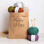 Sam Scarf Beginner Knitting Kit, thumbnail 10 of 10