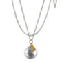 Pregnancy Baby Chime Necklace With Moon Charm, thumbnail 1 of 6